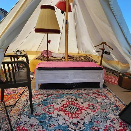 Beheiztes Tipi Zelt Luftbett Camping Winter Schluechtern Hessen Main-Kinzig Exterior photo